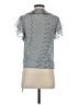 Parker 100% Silk Blue Short Sleeve Silk Top Size XS - photo 2