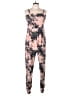 Full Circle Trends With Love Tie-dye Pink Jumpsuit Size L - photo 1