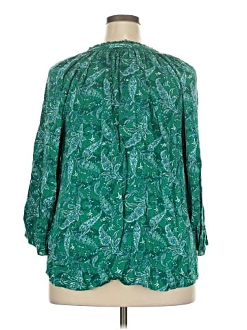 J.Jill 3/4 Sleeve Blouse (view 2)