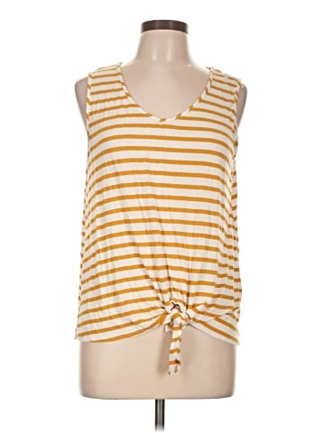 Green Envelope Sleeveless T-Shirt (view 1)
