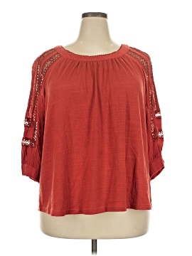 Skies Are Blue 3/4 Sleeve Blouse