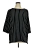 Chico's Stripes Black 3/4 Sleeve Blouse Size XL - photo 1