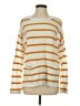J.Crew 100% Cotton Stripes Yellow Pullover Sweater Size S - photo 1