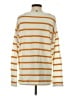 J.Crew 100% Cotton Stripes Yellow Pullover Sweater Size S - photo 2
