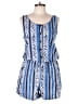 Unbranded Stripes Blue Romper Size 12 - photo 1