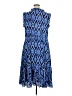 Talbots Paisley Blue Cocktail Dress Size 16 - photo 2