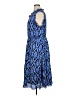 Talbots Paisley Blue Cocktail Dress Size 16 - photo 5