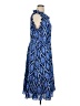 Talbots Paisley Blue Cocktail Dress Size 16 - photo 4