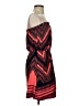 Express Outlet 100% Polyester Chevron-herringbone Red Casual Dress Size S - photo 4