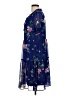 DKNY 100% Polyester Floral Blue Casual Dress Size 10 - photo 5
