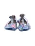 Assorted Brands 100% Leather Floral Blue Flats Size 8 - photo 2