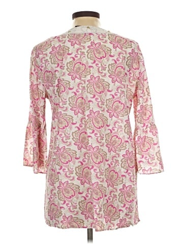 New York & Company 3/4 Sleeve Blouse (view 2)