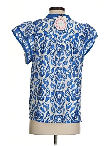 Umgee Short Sleeve Blouse (view 2)