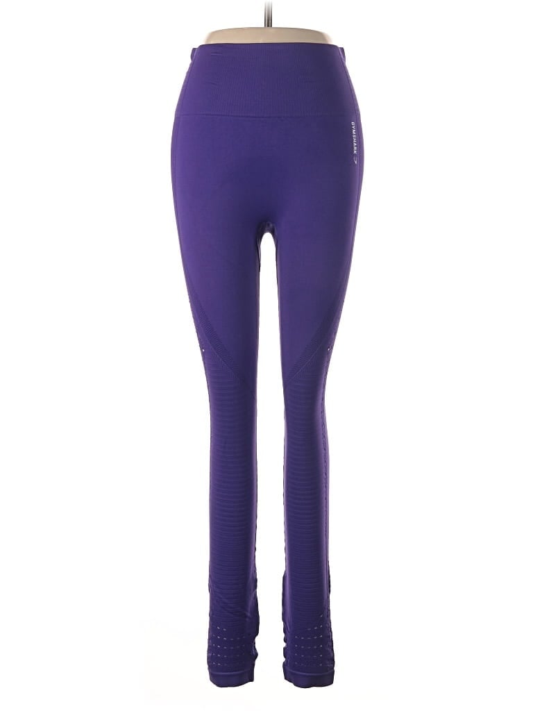 Pre-owned Gymshark Active Pants In Purple
