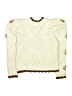 Zara Floral Ivory Pullover Sweater Size 8 - photo 2