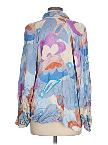 MADE IN ITALY 3/4 Sleeve Blouse (view 2)