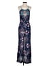 Flying Tomato 100% Rayon Paisley Blue Jumpsuit Size S - photo 1
