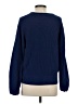 Gap 100% Cotton Solid Blue Pullover Sweater Size XS - photo 2