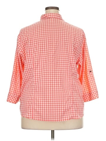 Cj Banks 3/4 Sleeve Button-Down Shirt (view 2)