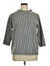 Ann Taylor Factory Houndstooth Black Pullover Sweater Size XL - photo 1