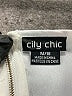 City Chic 100% Polyester White Short Sleeve Blouse Size 18 - photo 4