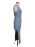Selfie Leslie Solid Blue Casual Dress Size XS - photo 4