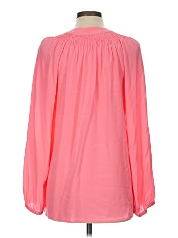Lilly Pulitzer Long Sleeve Silk Top (view 2)