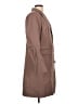SØSKEN 100% Polyester Brown Trenchcoat Size Lg (3) - photo 4