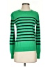 Gap 100% Cotton Stripes Green Pullover Sweater Size XS - photo 1