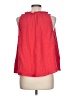 Calligraphie 100% Cotton Solid Red 3/4 Sleeve Blouse Size L - photo 2