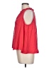 Calligraphie 100% Cotton Solid Red 3/4 Sleeve Blouse Size L - photo 5