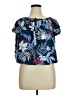 Bailey 44 Blue Short Sleeve Blouse Size XL - photo 1