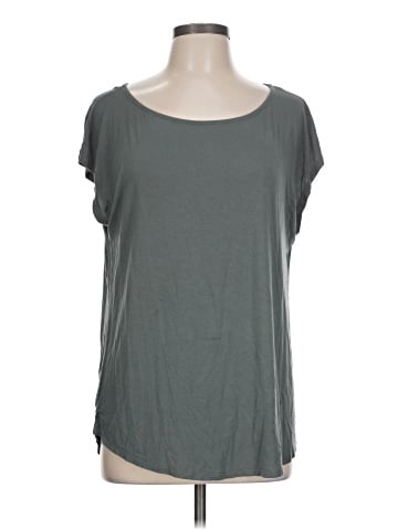 Green Envelope Short Sleeve Top (view 1)
