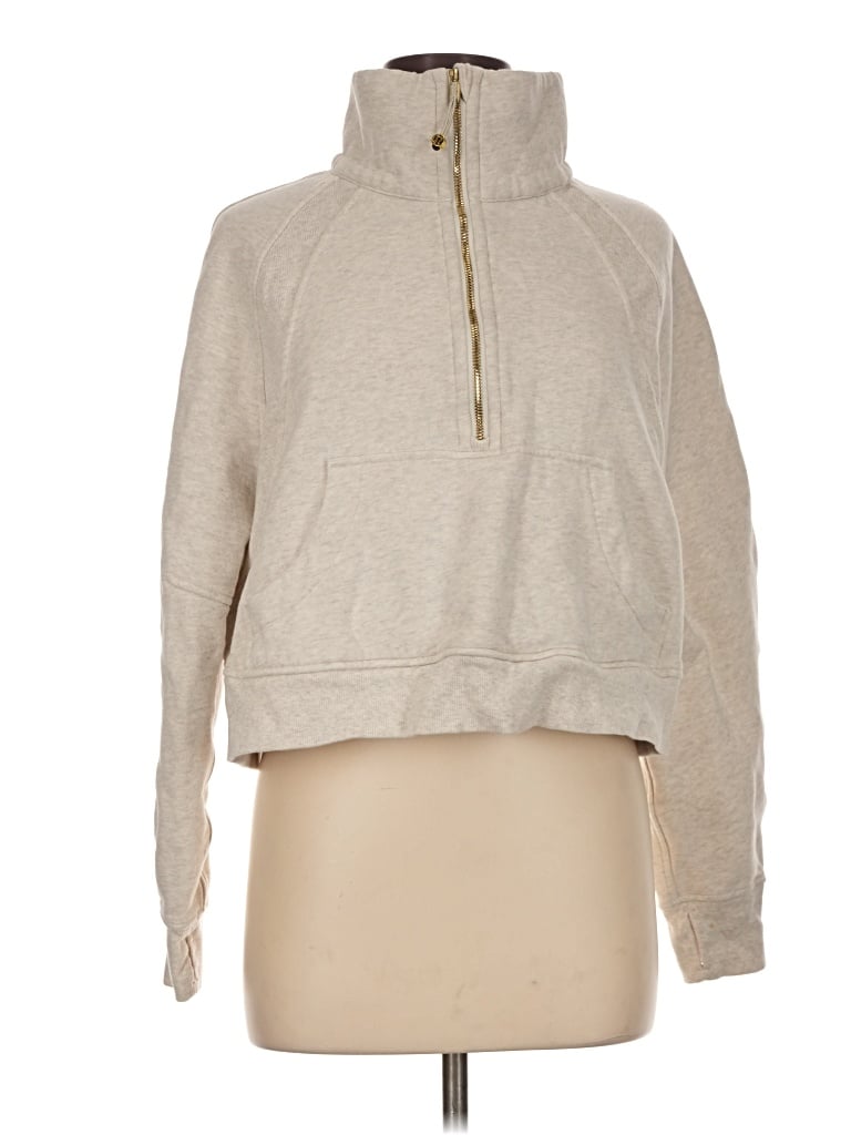 Pre-owned Lululemon Athletica Pullover Sweater In Tan