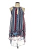 Unbranded 100% Polyester Paisley Blue Casual Dress Size L - photo 1
