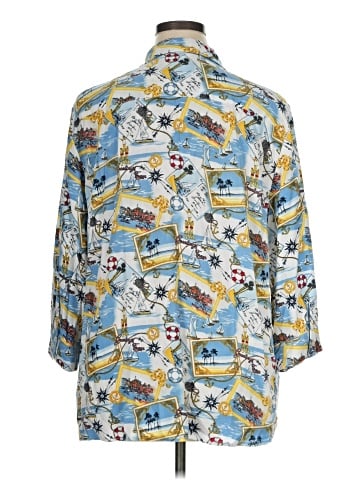 Allison Daley 3/4 Sleeve Button-Down Shirt (view 2)