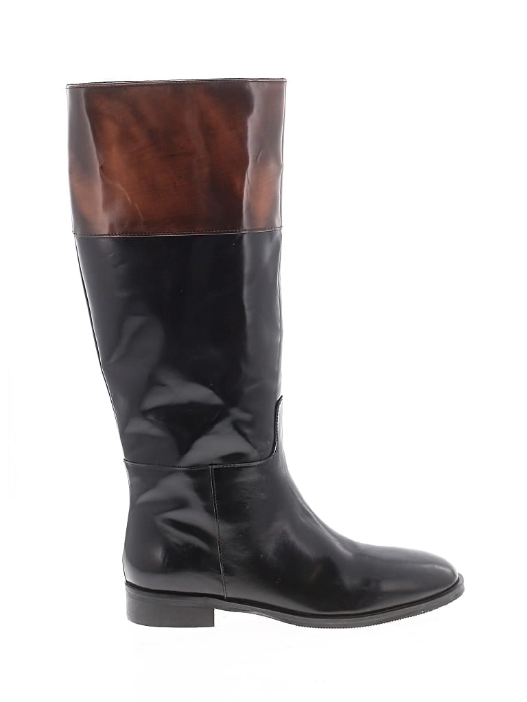 Pre-owned Free People Boots In Black