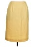 Le Suit 100% Polyester Solid Yellow Casual Skirt Size 16 - photo 1
