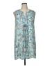 DR2 100% Polyester Paisley Blue Casual Dress Size XL - photo 1