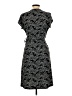 Elementz Print Black Casual Dress Size Lg Petite - photo 2