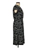 Elementz Print Black Casual Dress Size Lg Petite - photo 4