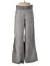 Athleta 100% Linen Chevron-herringbone Gray Linen Pants Size 4 - photo 1