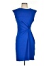 H&M Solid Blue Cocktail Dress Size S - photo 1