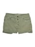 Universal Thread Solid Green Khaki Shorts Size 8 - photo 1