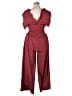 Max Studio Hearts Red Jumpsuit Size XL - photo 2