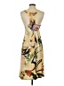 S-Twelve Print Tan Cocktail Dress Size S - photo 2