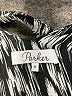 Parker 100% Polyester Chevron-herringbone Black Casual Dress Size M - photo 7