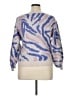 Ophelia Roe Animal Print Purple Pullover Sweater Size XL - photo 2