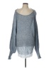 Free People Blue Pullover Sweater Size L - photo 1