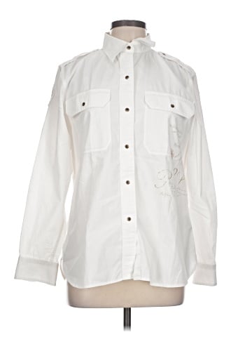 Lauren by Ralph Lauren Long Sleeve Button-Down Shirt (view 1)